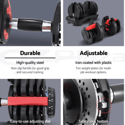 True Lift™ Premium Adjustable Dumbbell